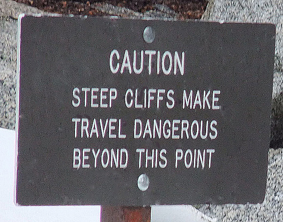 steep cliffs